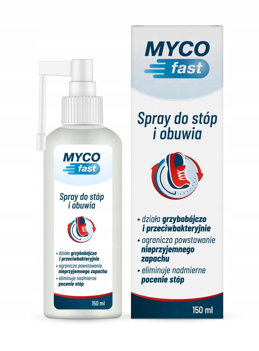 Mycofast, spray do stóp i obuwia 150 ml
