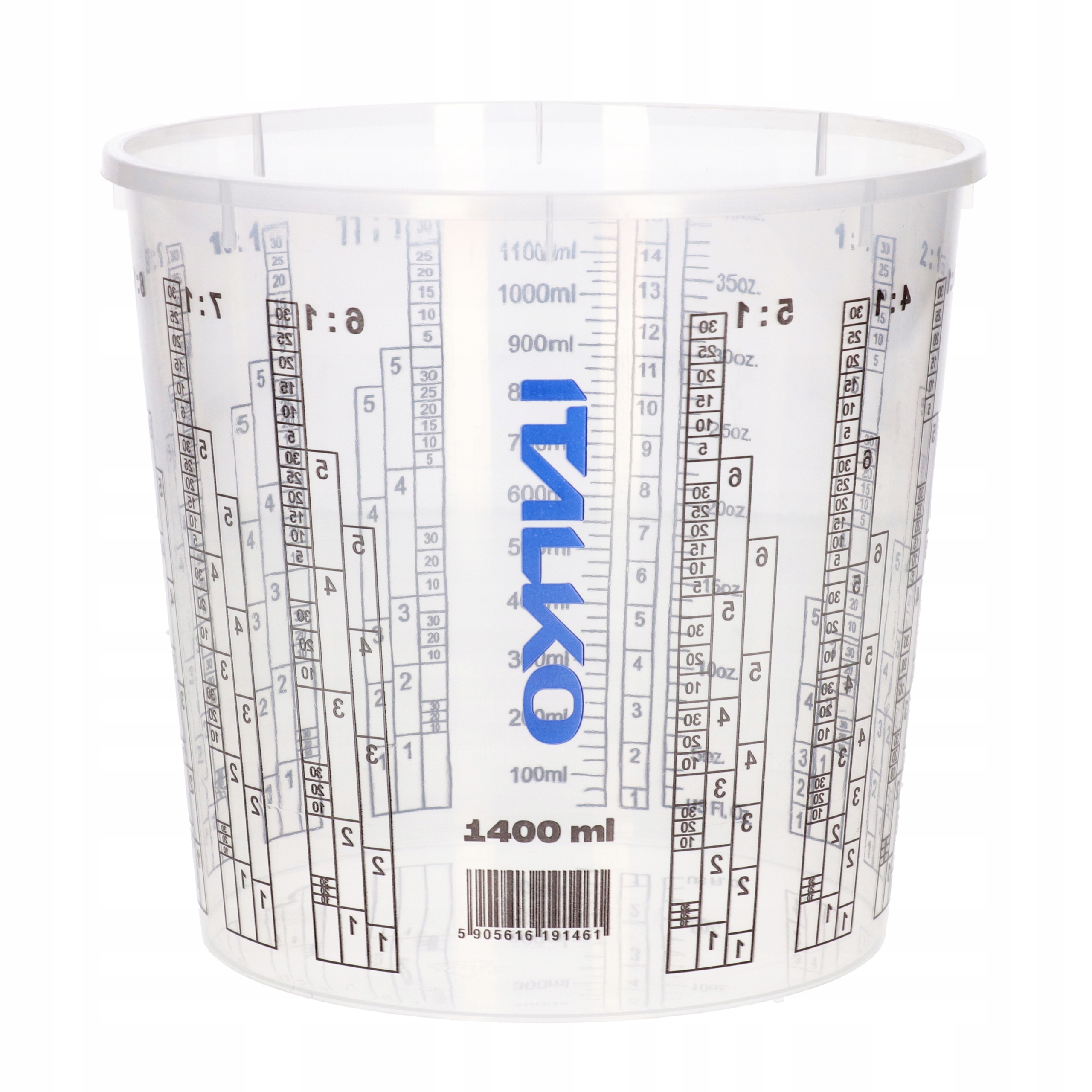 Kubek Do Mieszania Farb Lakieru Z Podziałką 1400ml