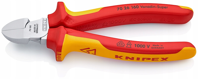Boční Štípací Kleště Izolované 160 MM Kn 70 26 160