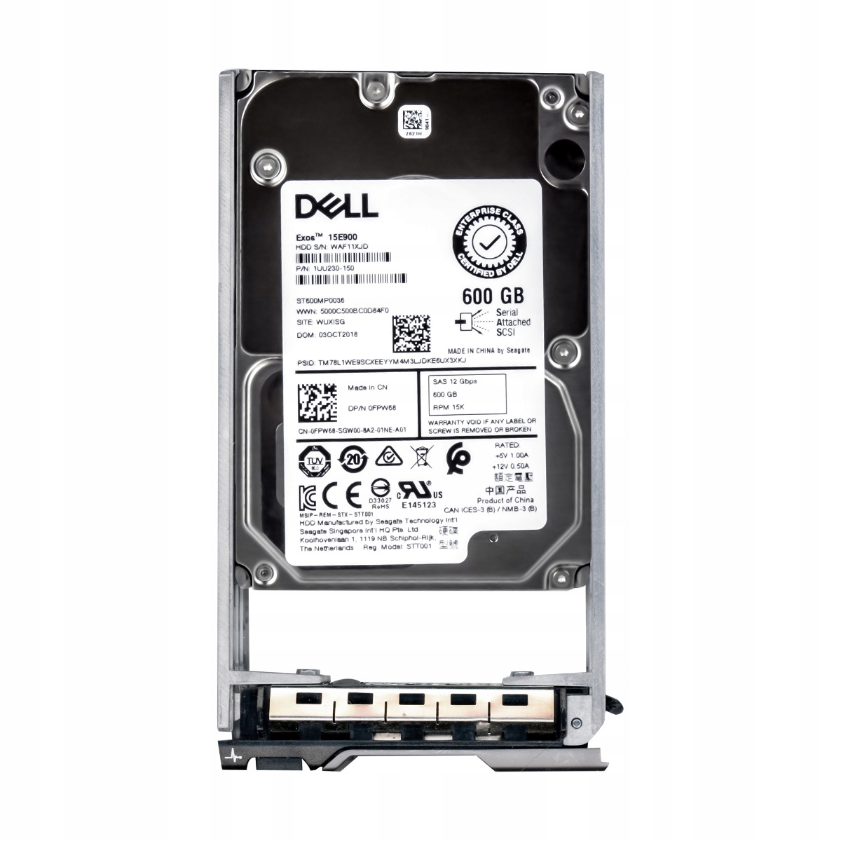 Dell 0FPW68 600GB 15K 256MB SAS-3 2.5'' ST600MP0036