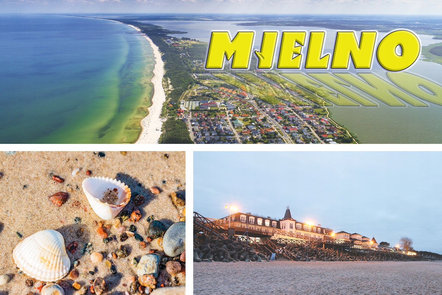 

Magnesy na lodówkę miasta - Mielno