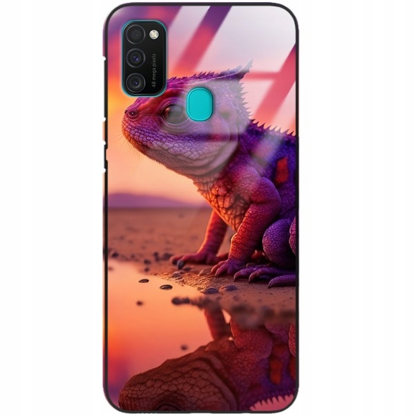 

Etui Glass Do Samsung M21 Case Kwiaty Natura