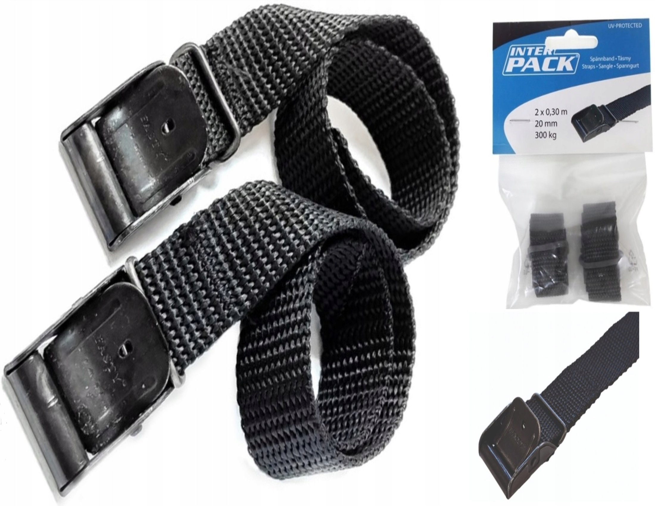 Pasek rowerowy materiałowy Inter Pack 2 szt. 30 cm