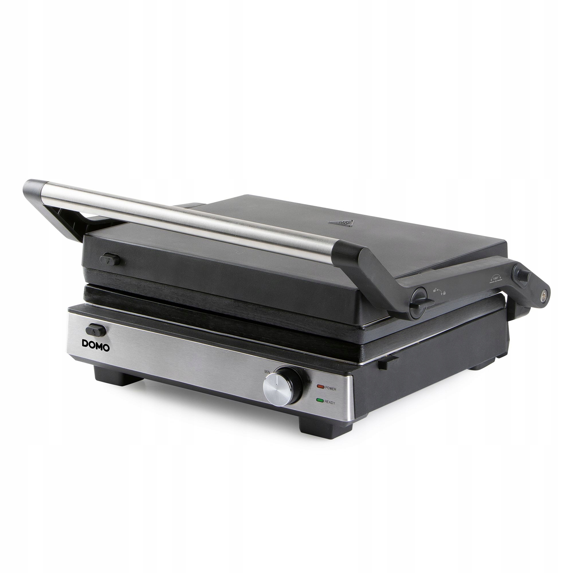 Domo DO9287G černý 166 W elektrický rozkládací gril vaflovač