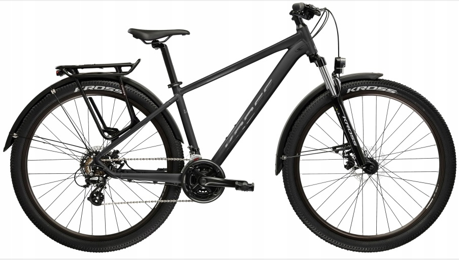 Rower górski Mtb Kross Hexagon X200 Eq M(17") 27,5 czarny/czarny matowy