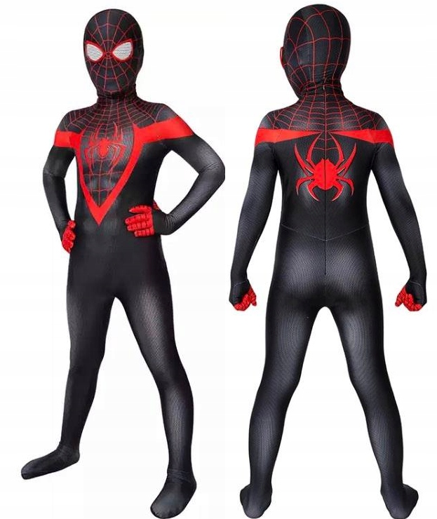 

Strój Spiderman Kostium Bal Miles Morales 128-134