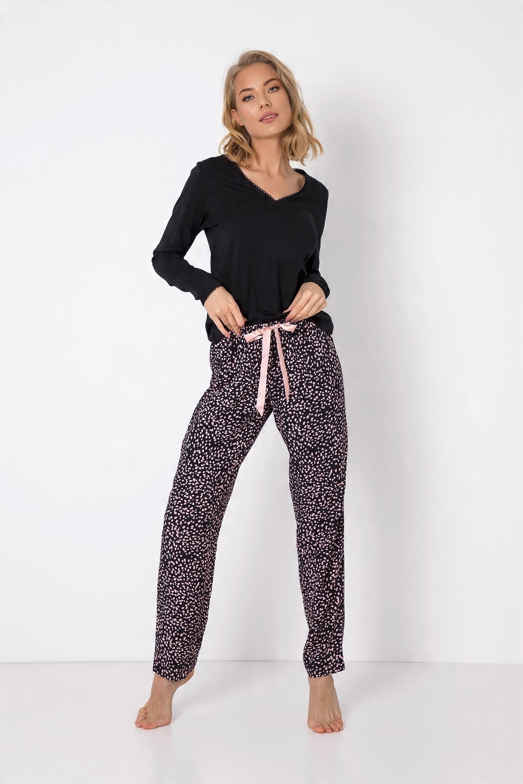 

Piżama Aruelle Blair Long dł/r XS-2XL M black