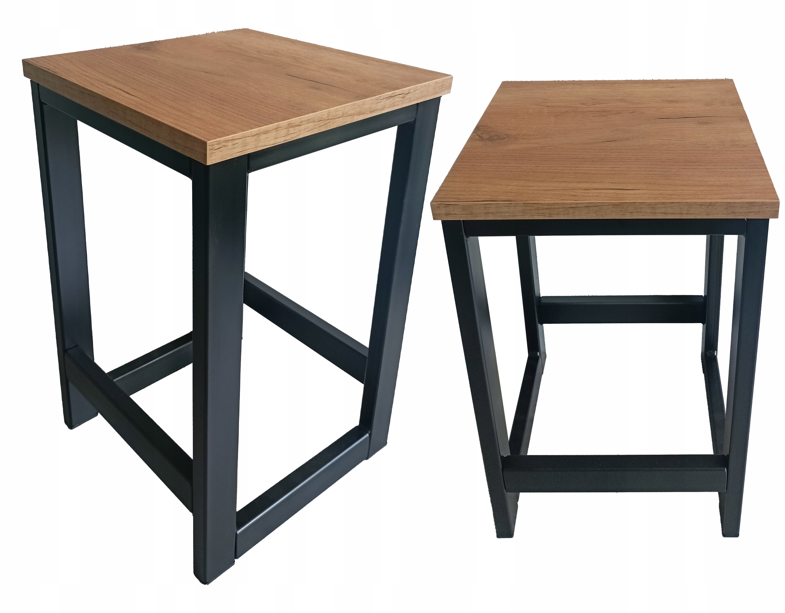 Kovová Kuchyňská Stolička Loft 47 CM Polská Výroba Profil 40X20 CM