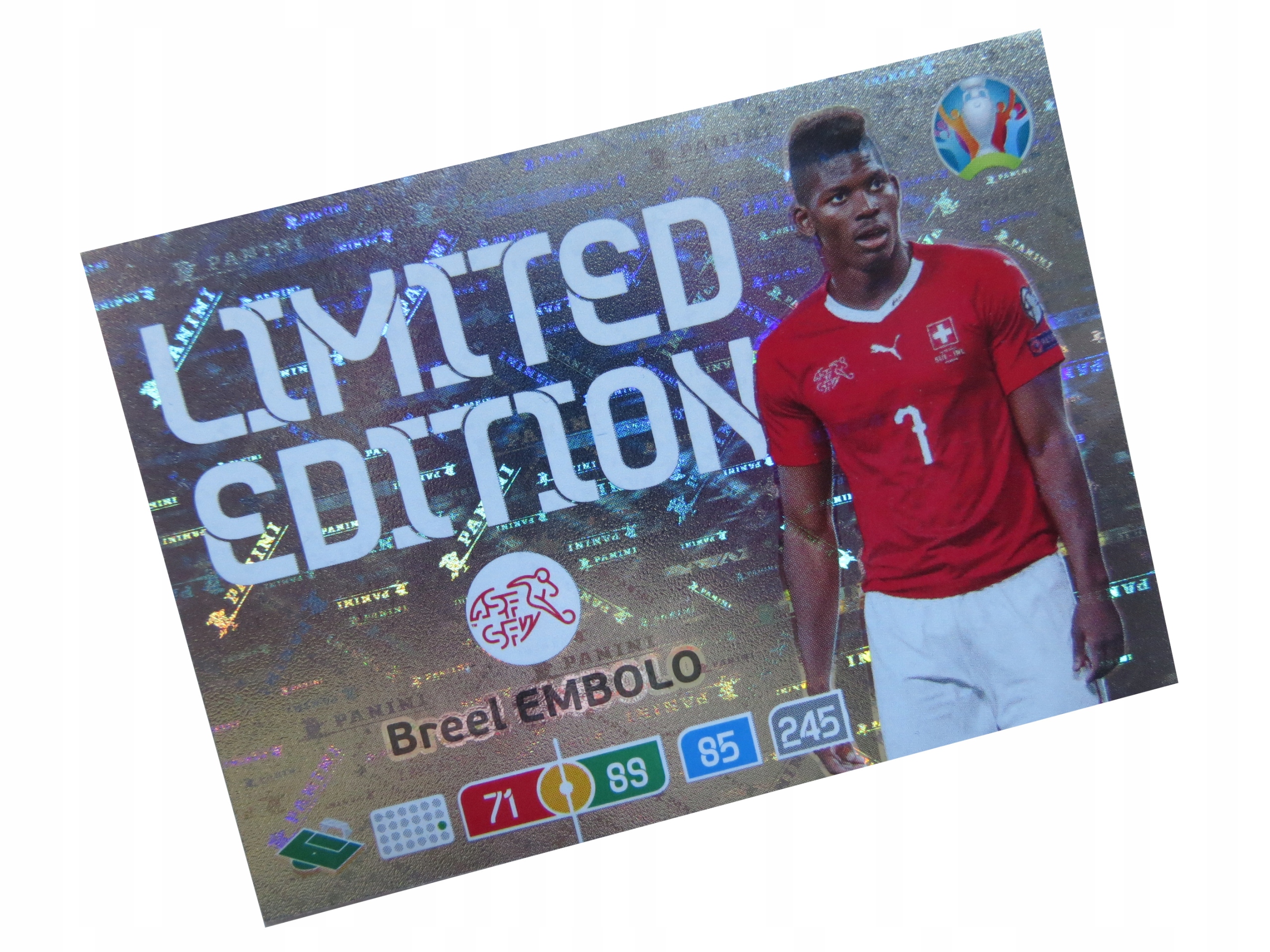 PANINI EURO 2020 KARTA LIMITED EMBOLO