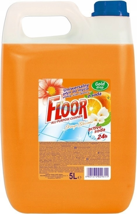 

Floor Płyn do Mycia Uniwersalny z Sodą Orange 5L