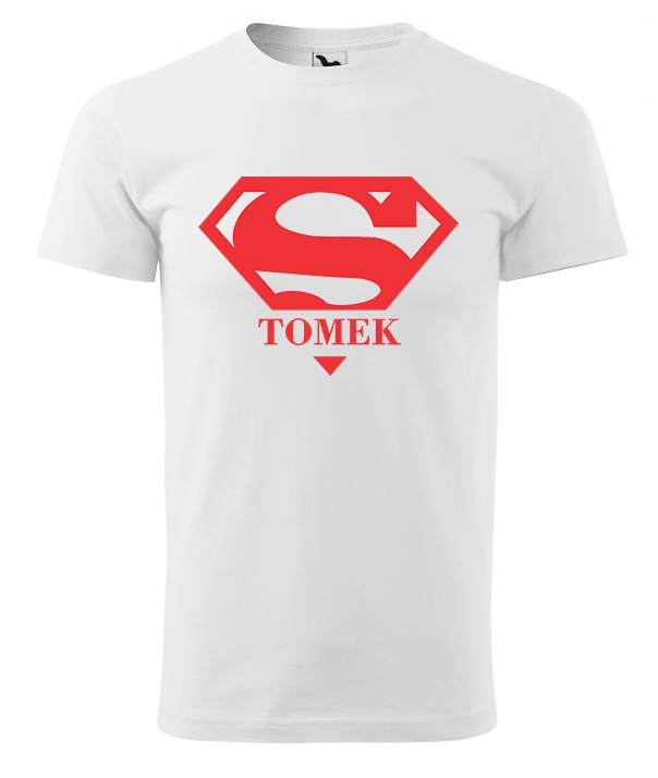 

Koszulka Męska Super Tata z Imieniem - M