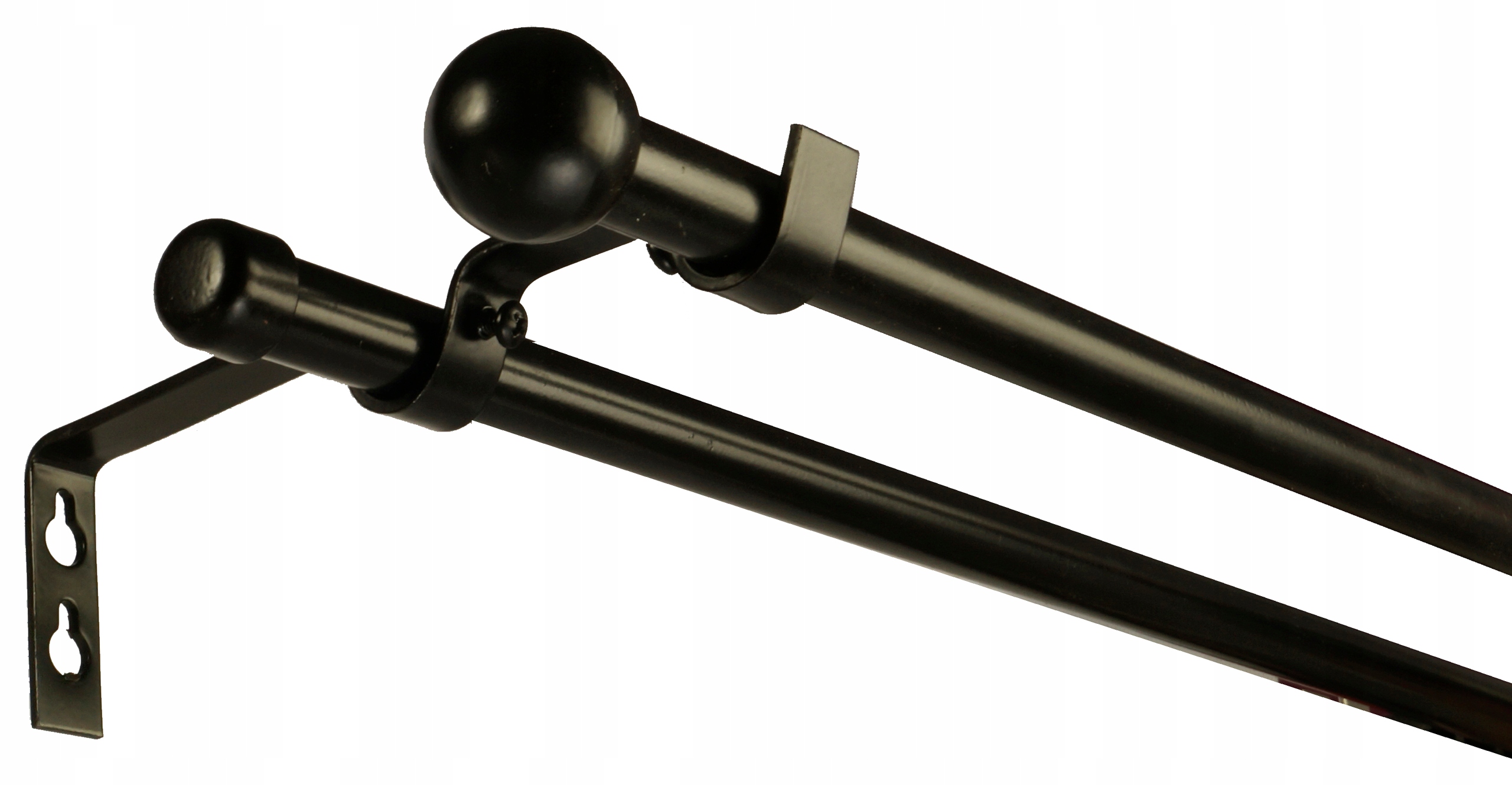 

Karnisz Pro metal fi16 podwójny 290 cm bez kółek