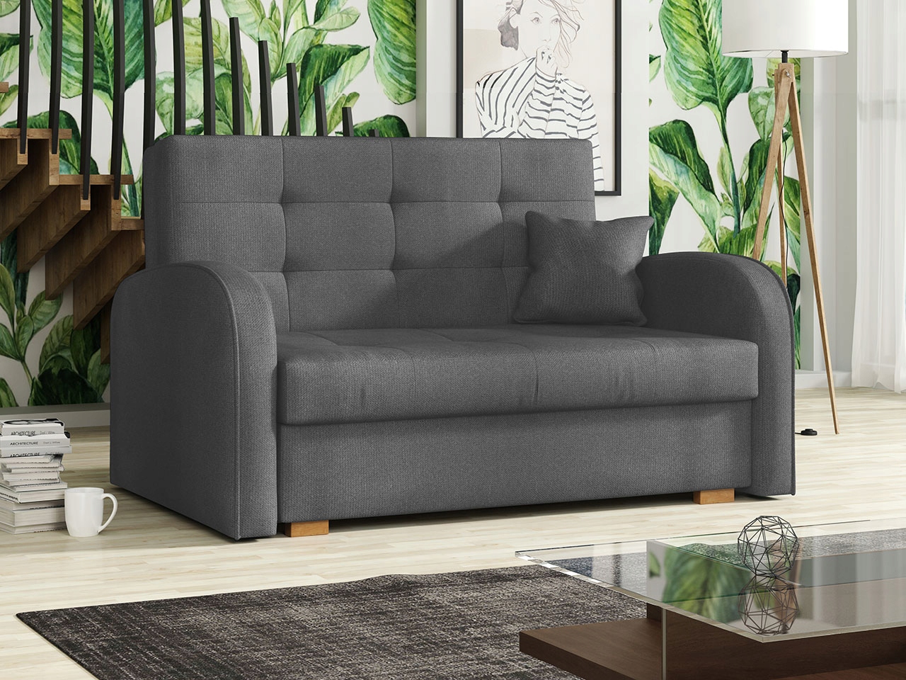 

Kanapa Viva Gold II Dwuosobowa Rozkładana Sofa