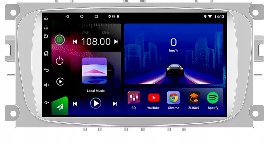 Navigační Rádio Gps Android Carplay Ford Focusmondeo Smax 2GB 64GB