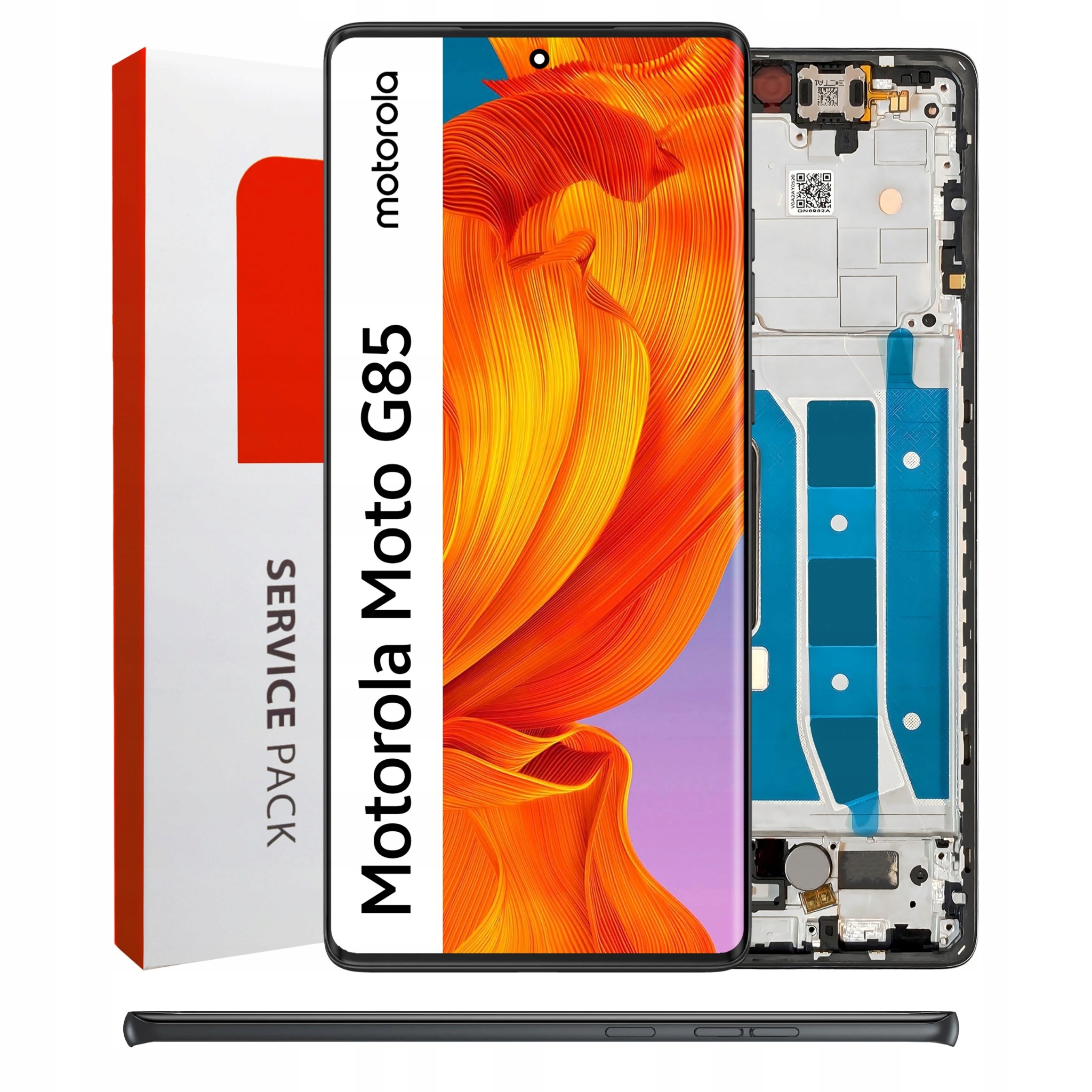 Displej pre Motorola Moto G85 LCD displej Rámček čierny Originál Zila