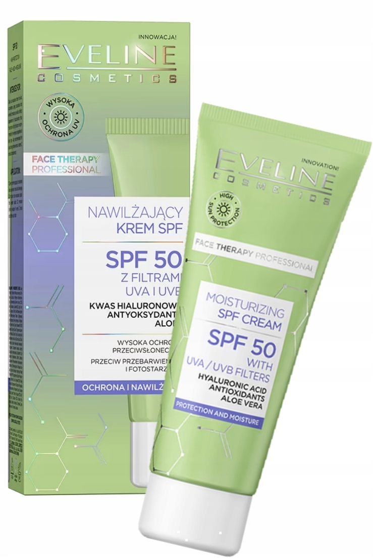 EVELINE KREM OCHRONNO-NAWILŻAJĄCY SPF50 SATYNA