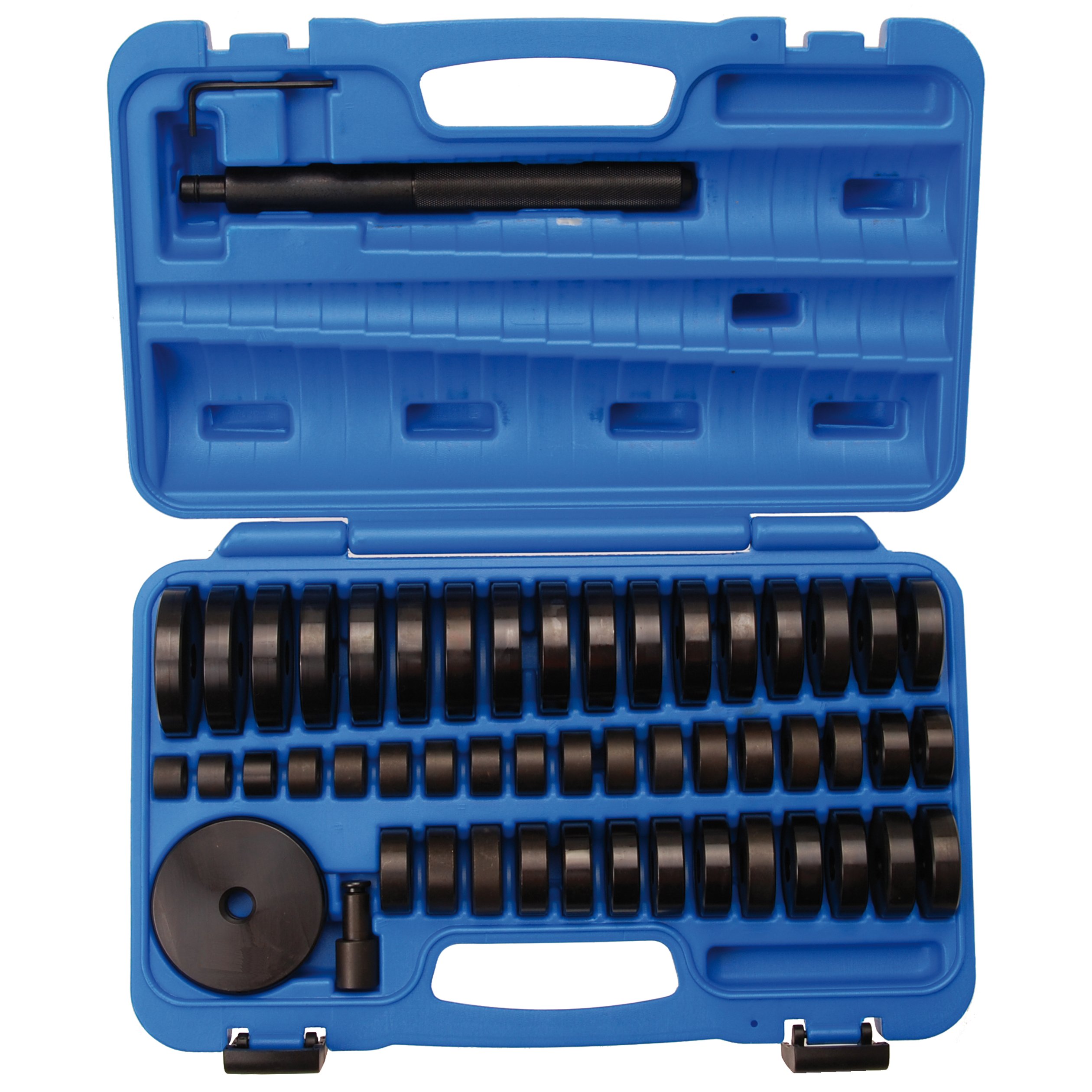 Prasa Do Łóżysk Ściagacz Tulei Łożysk Adaptery Prasy 18-74MM Zestaw 52 el
