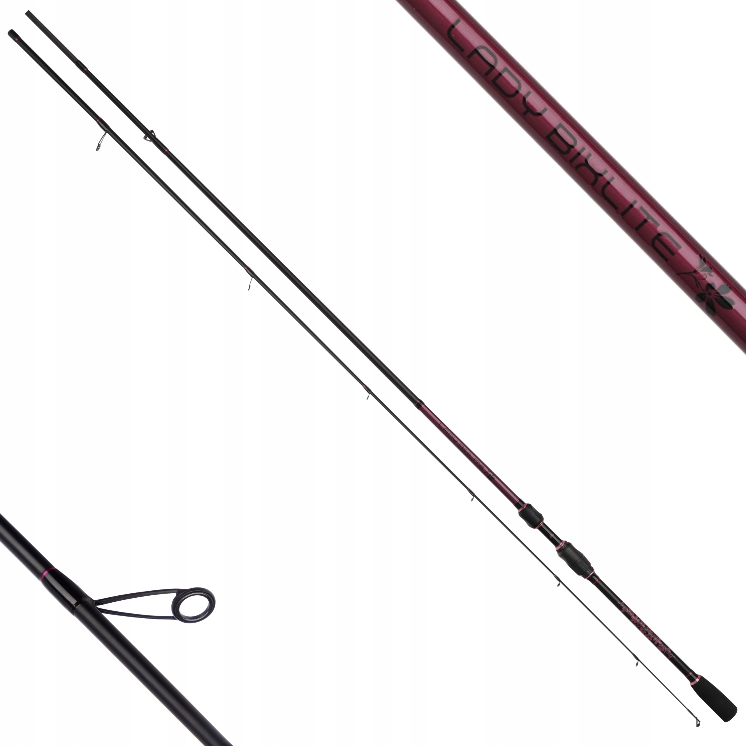 Wędka spinningowa Mikado Lady Bixlite spinning dla kobiet 2,4m 5-25g Różowy