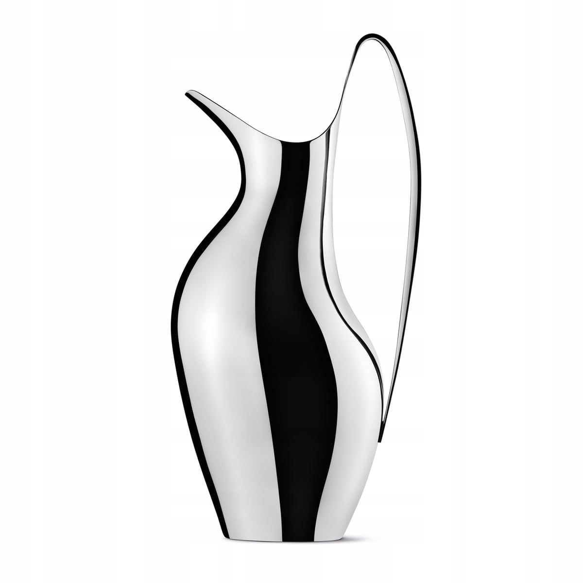 Georg Jensen Koppel Oceľový hrnček 1,9 l, strieborný