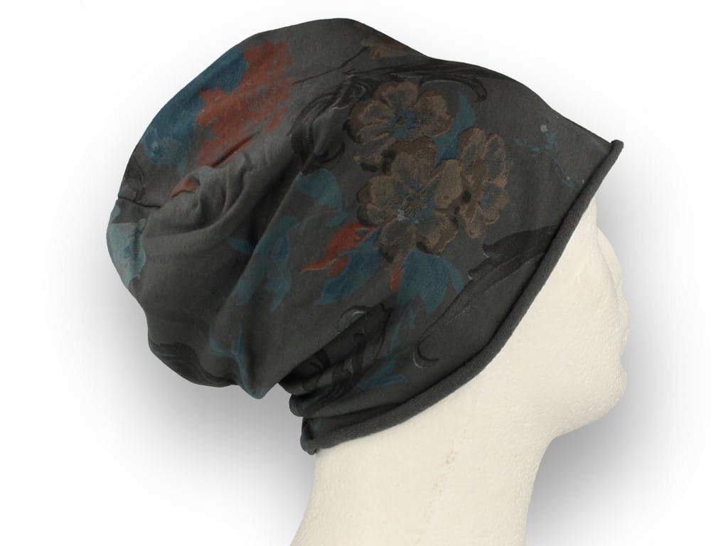 

Czapka damska Beanie włoska smerfetka bawełna
