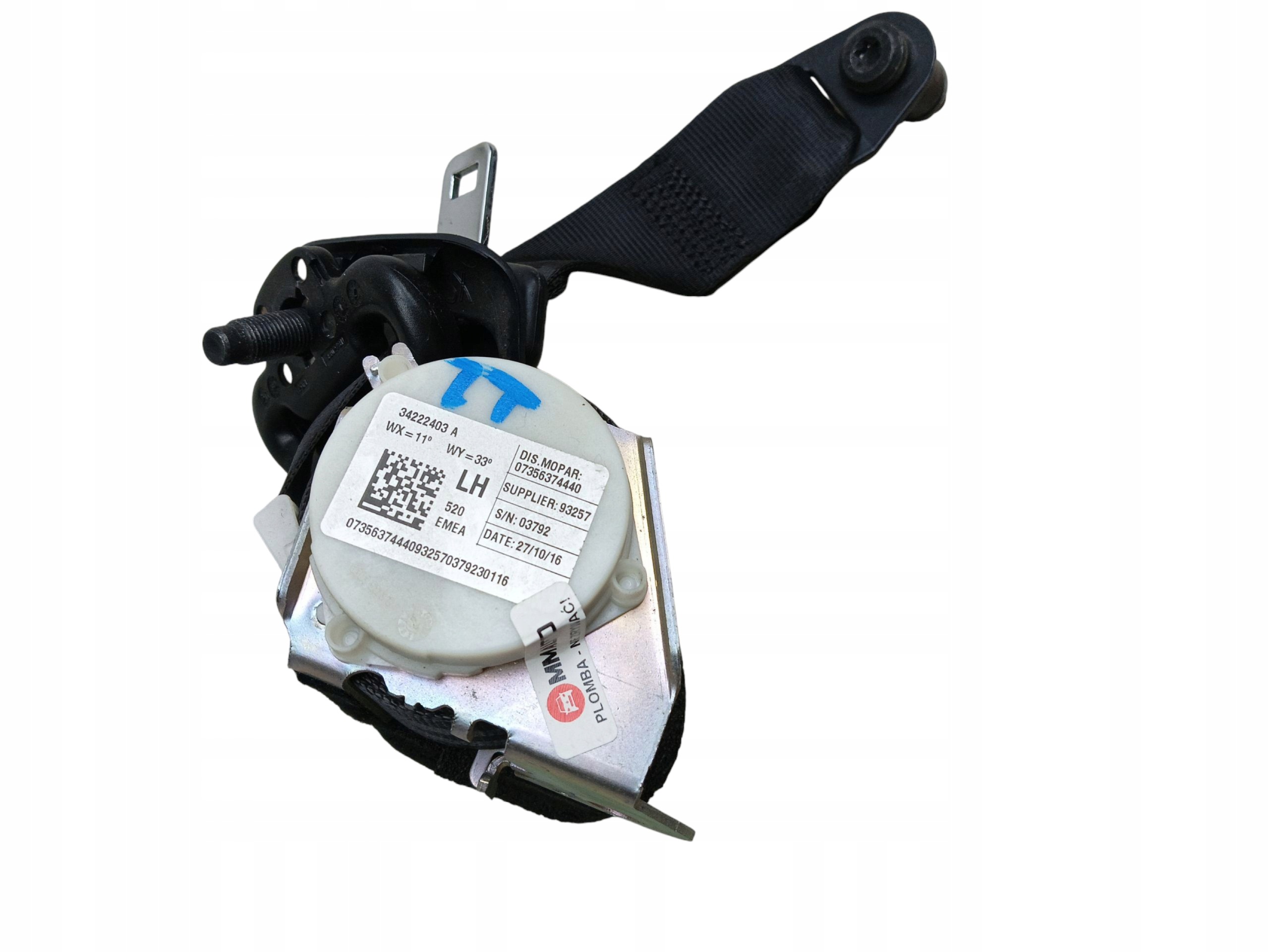 Gurten Sicherheits links heck JEEP RENEGADE 07356374440