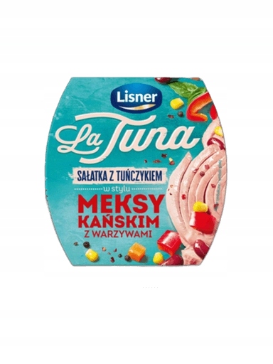 Levně 4x Mexický salát s tuňákem se zeleninou Lisner 160 g