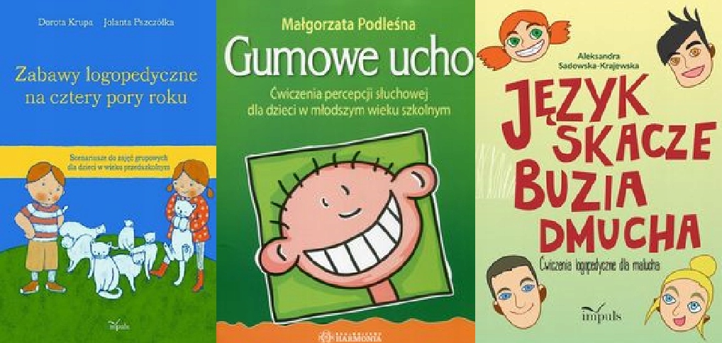 Zabawy logopedyczne Gumowe ucho Język skacze