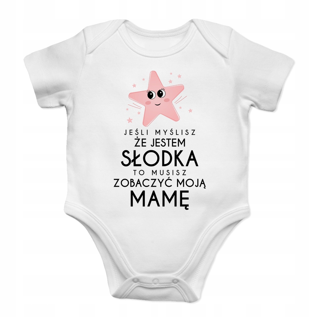 

Jeśli myślisz, że jestem słodka - body dziecięce
