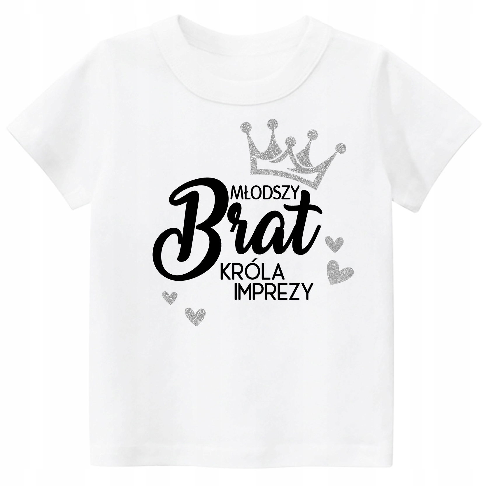 

Koszulka bluzka Młodszy brat króla imprezy 86