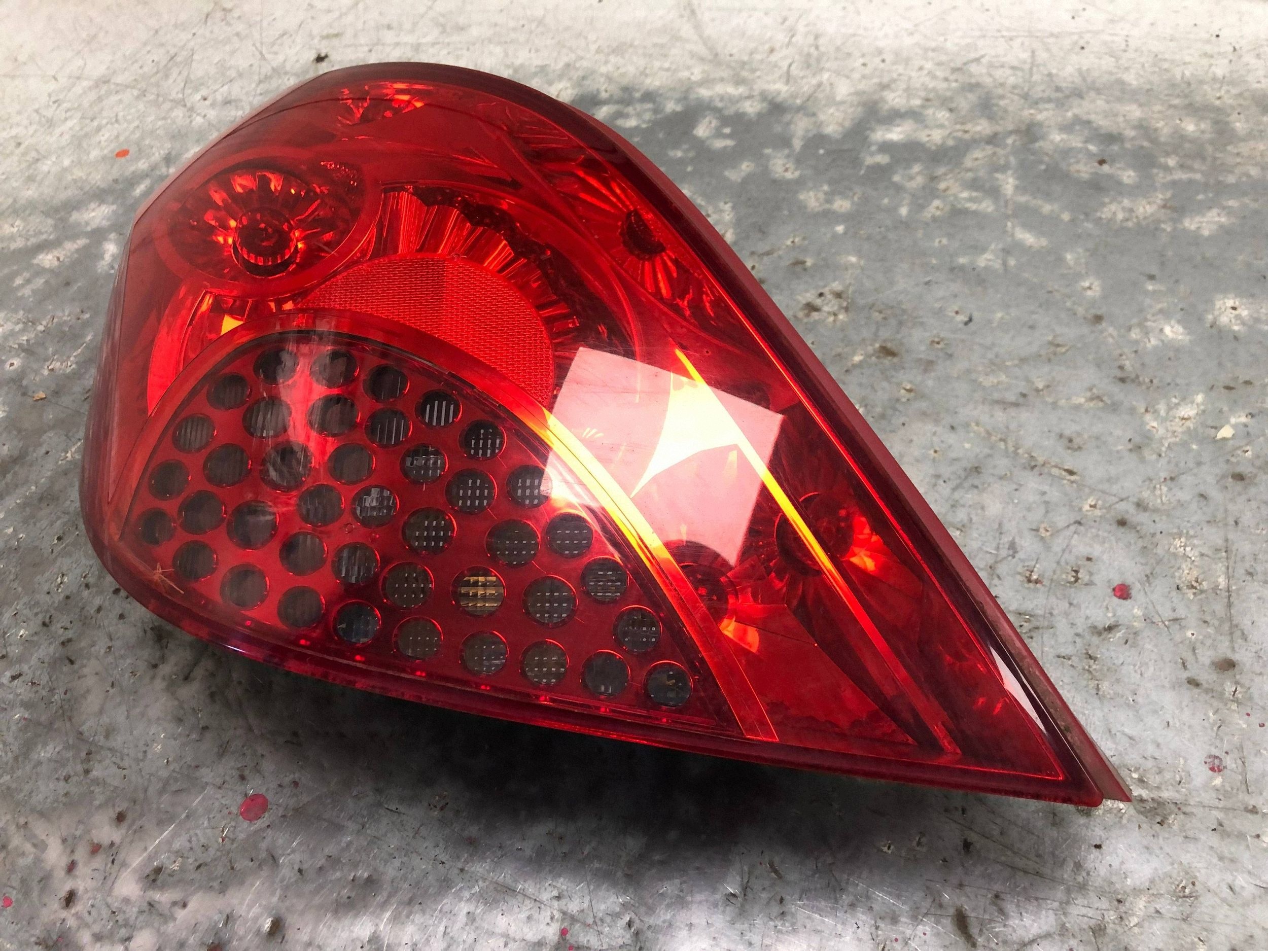light left rear part PEUGEOT 207 HB 9649986680