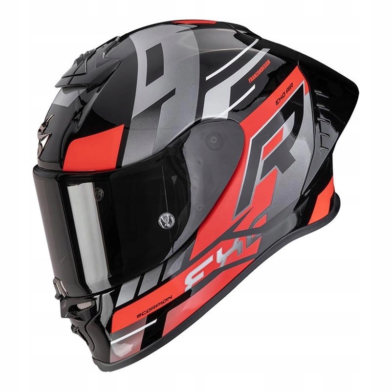 Helma Scorpion EXO-R1 Evo II Air Adrenaline Black/red/silver strieborná Darčeky