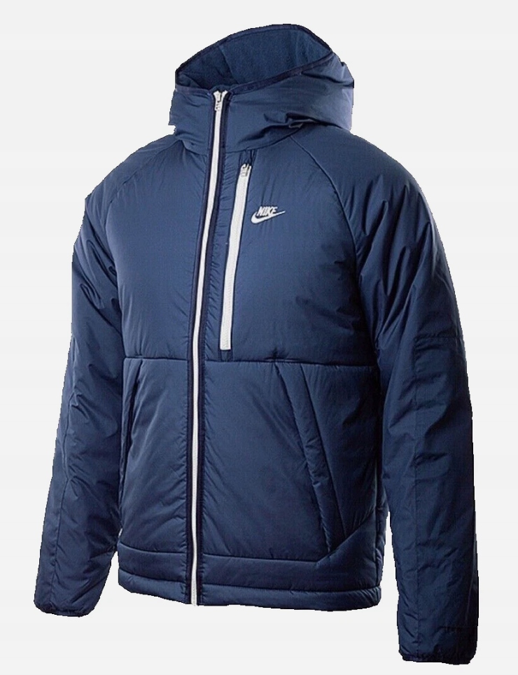 Nike zimní bunda péřová bunda s kapucí Therma-fit Legacy DD6857-410 vel. S