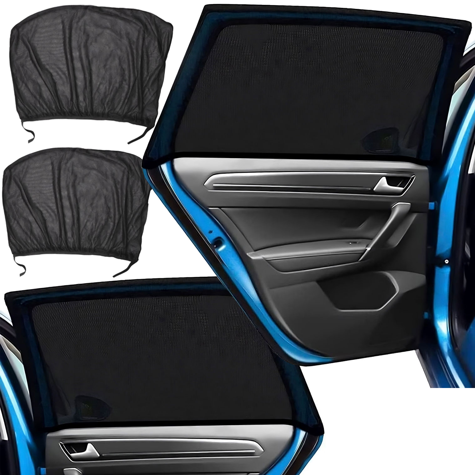 ZASŁONKI PRZECIWSŁONECZNE DO SAMOCHODU DLA DZIECI OSŁONA NA TYLNĄ SZYBĘ 2x