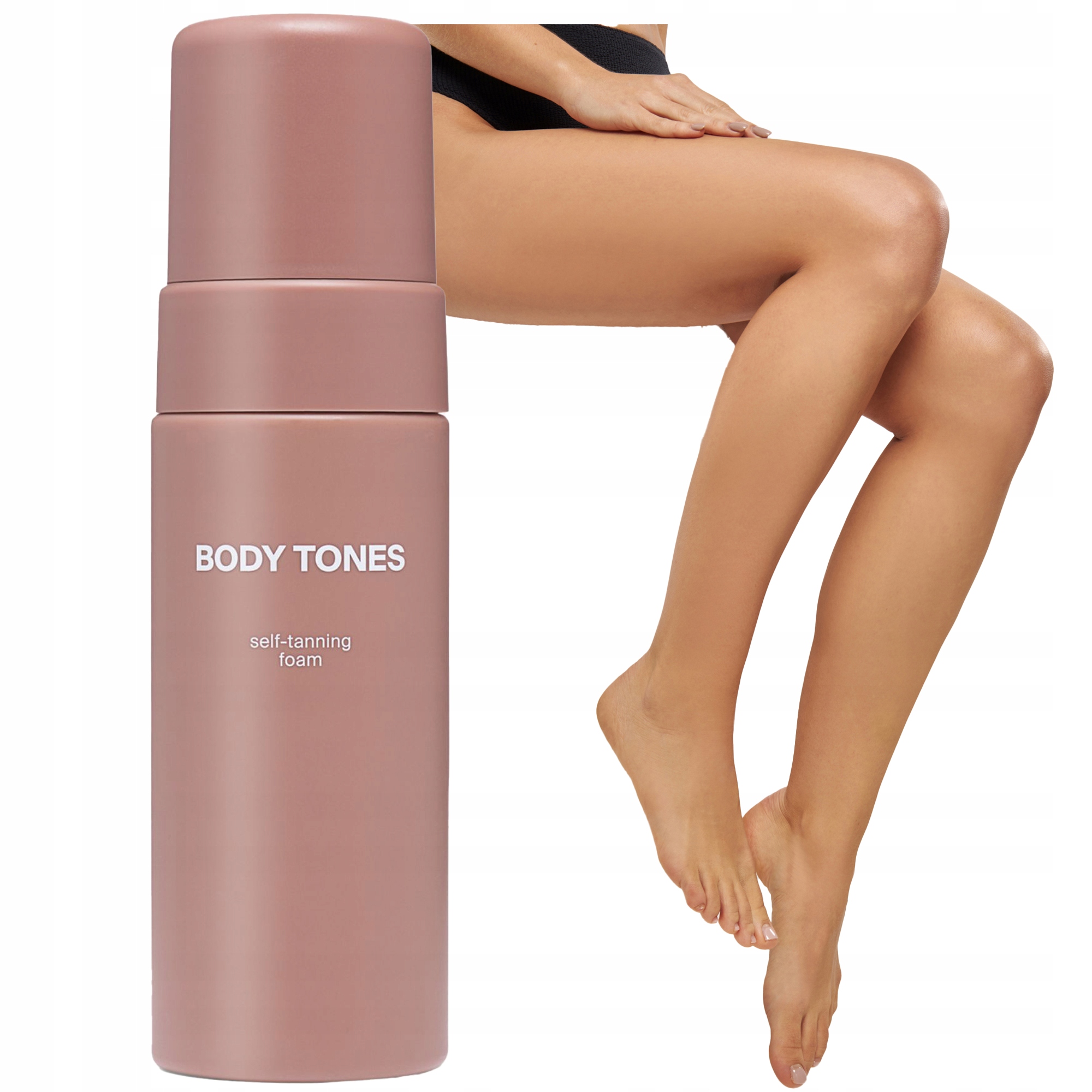 Samoopalovací Pěna Na Tělo V Pěně Body Tones hydratuje a vyhlazuje