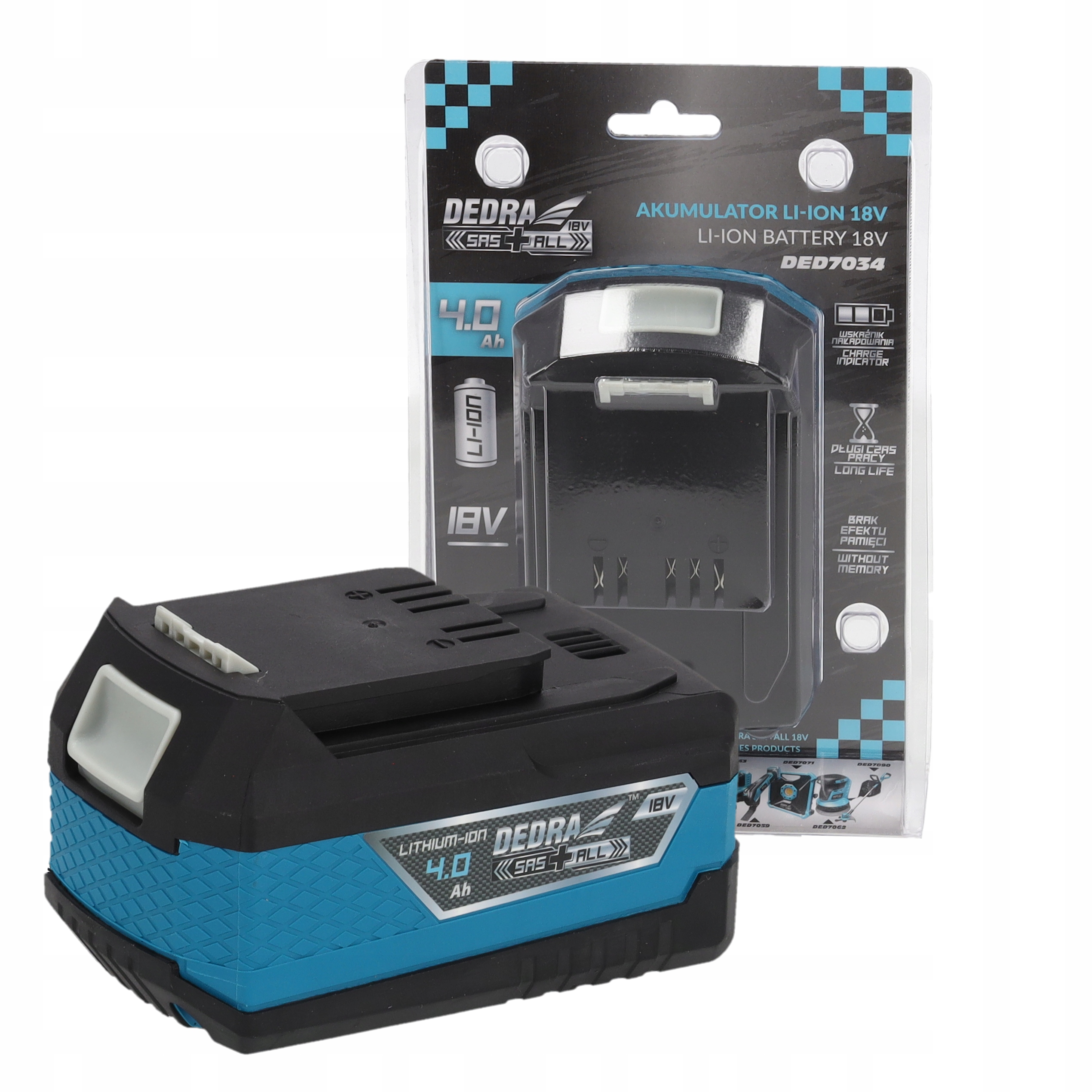 Akumulator, bateria DEDRA SAS+ALL DED7034 4.0Ah LI-ion