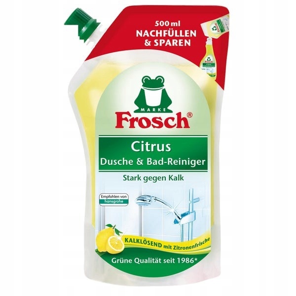 

Frosch Bio Płyn Uzupełniacz Prysznic Wanna Citrus