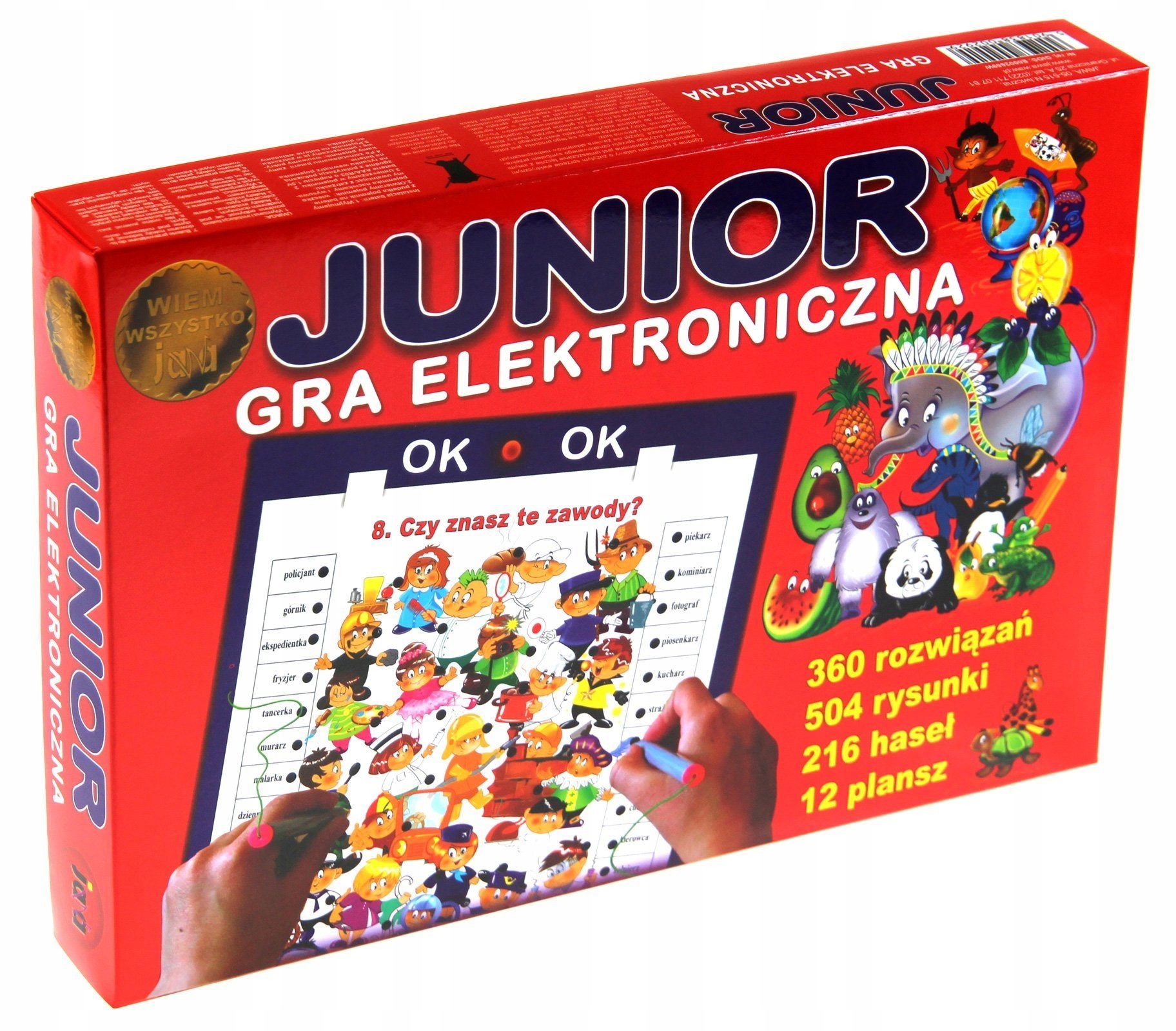 

Gra Elektroniczna Junior Wiem Wszystko mózg