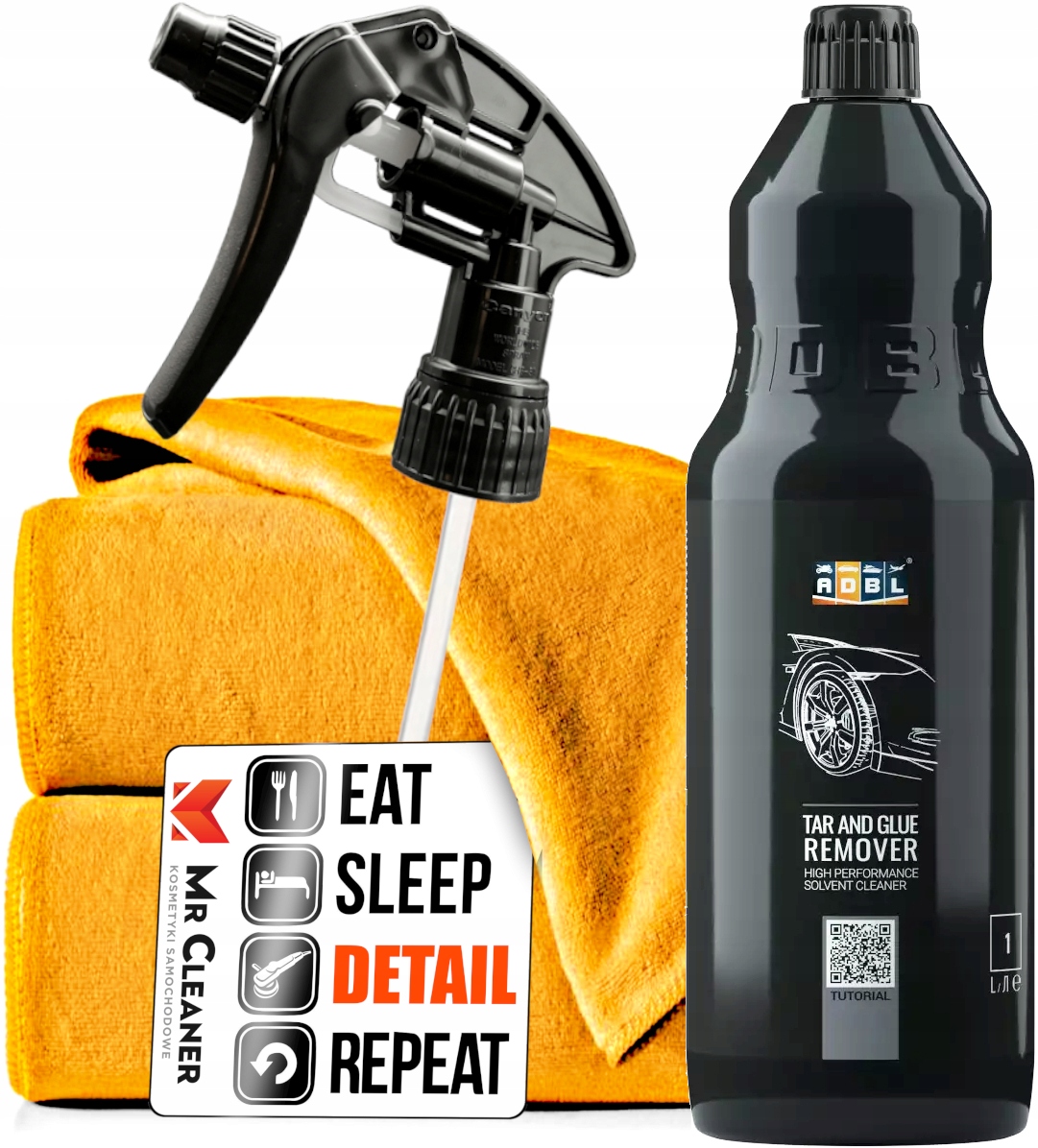 ADBL TAR AND GLUE REMOVER DO USUWANIA SMOŁY KLEJU SMARU ASFALTU 1000 ML