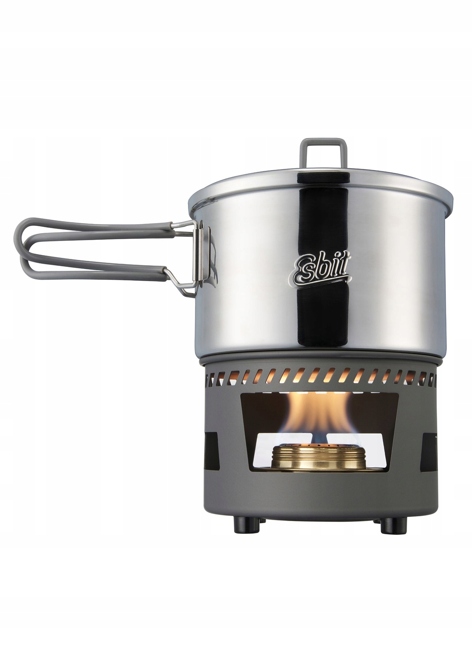 Sada na vaření Esbit Cookset s lihovým vařičem 1500 ml ocel