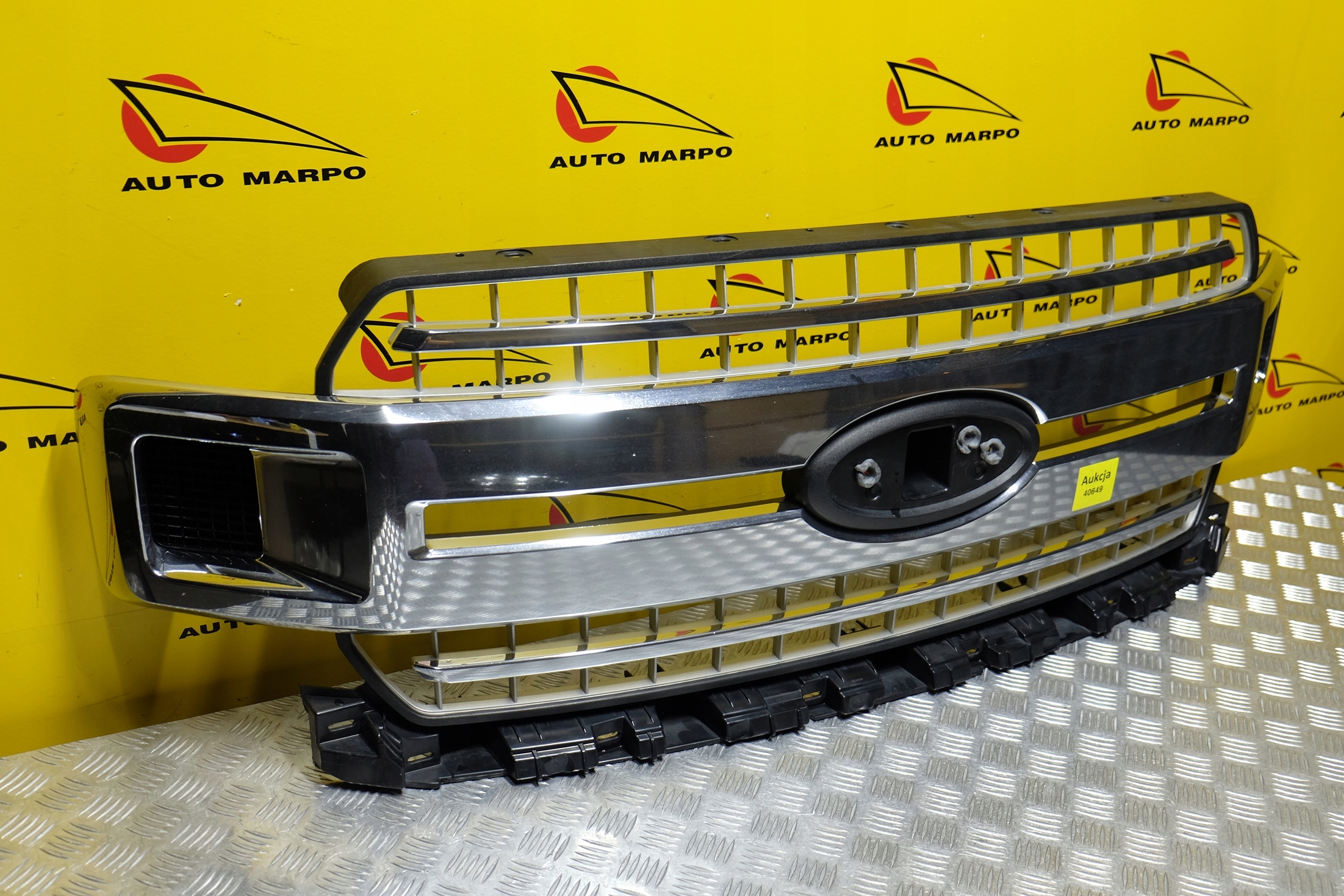 FORD F150 2018-2020 GRILL ATRAPA PRZÓD CHROM USA Jakość części (zgodnie z GVO) O - oryginał z logo producenta pojazdu (OE)