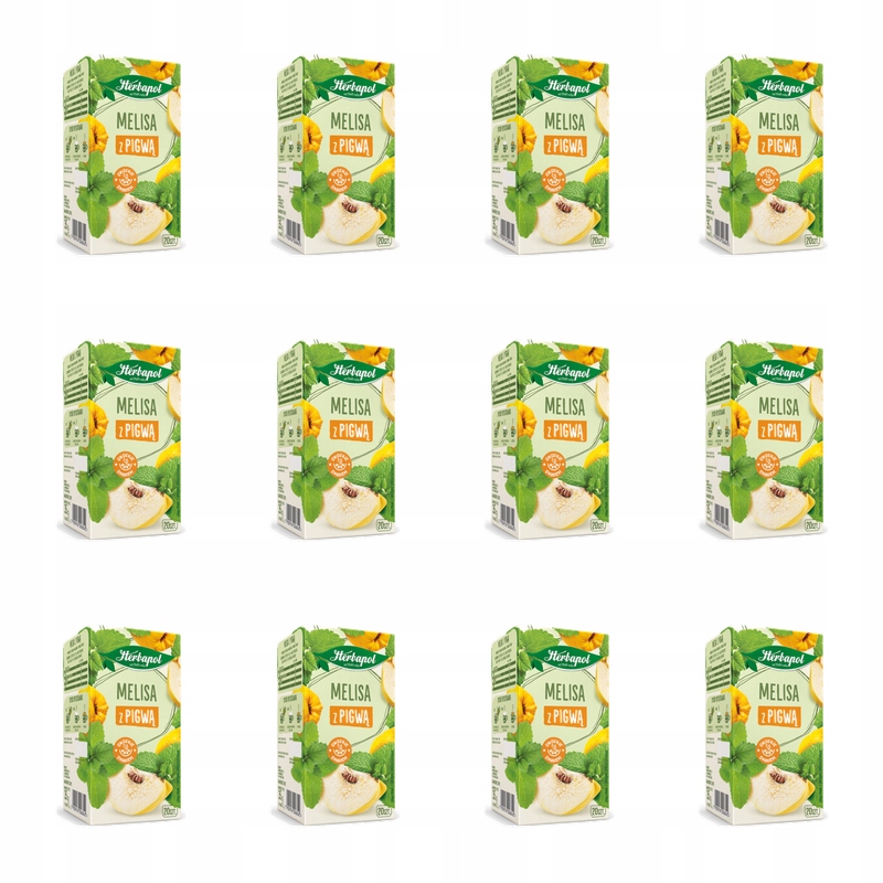 Herbapol herbatka ziołowa melisa z pigwą 20tb x 1,75g X12