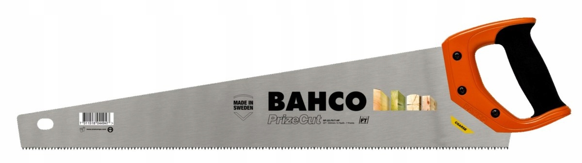BAHCO PIŁA RĘCZNA 550mm CROSSCUT NP-FLEEM