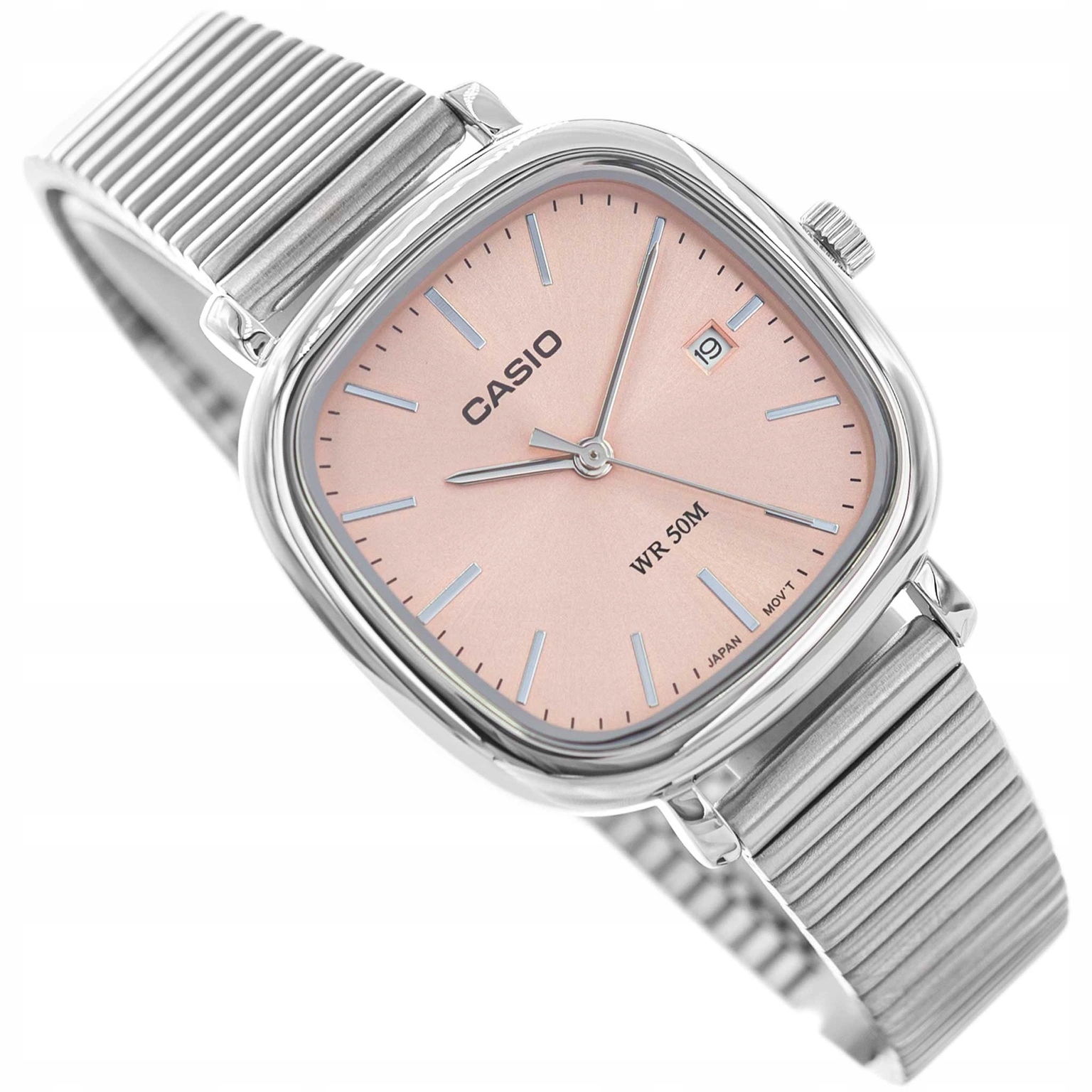 Dámské Hodinky Casio LTP-B166D-4AVEF Stříbrné Na Náramku Datumovka