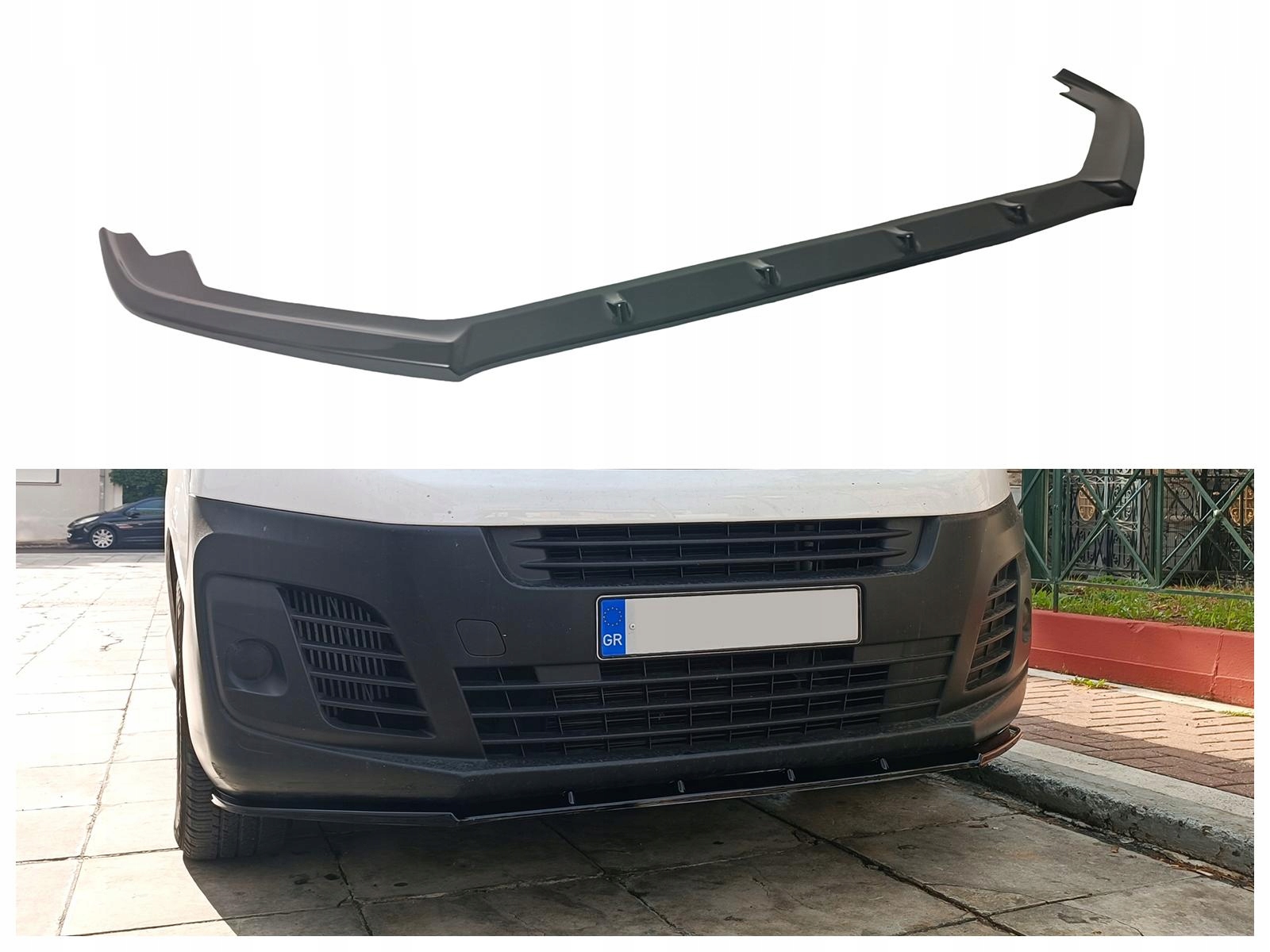 Dokładka przedniego zderzaka hokej dyfuzor do CITROEN DISPATCH K0 III 2016-