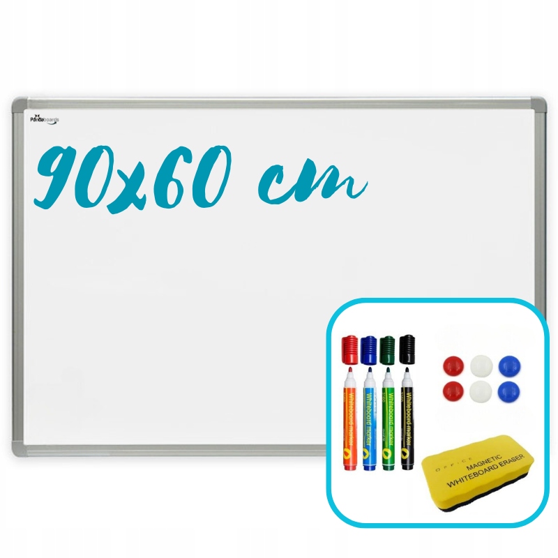 Tablica Suchościeralna Biała 90x60 60x90 cm