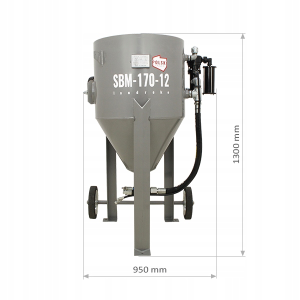 POLSKA PIASKARKA HYDROPIASKARKA SODOWARKA 170L EAN (GTIN) 0215484819