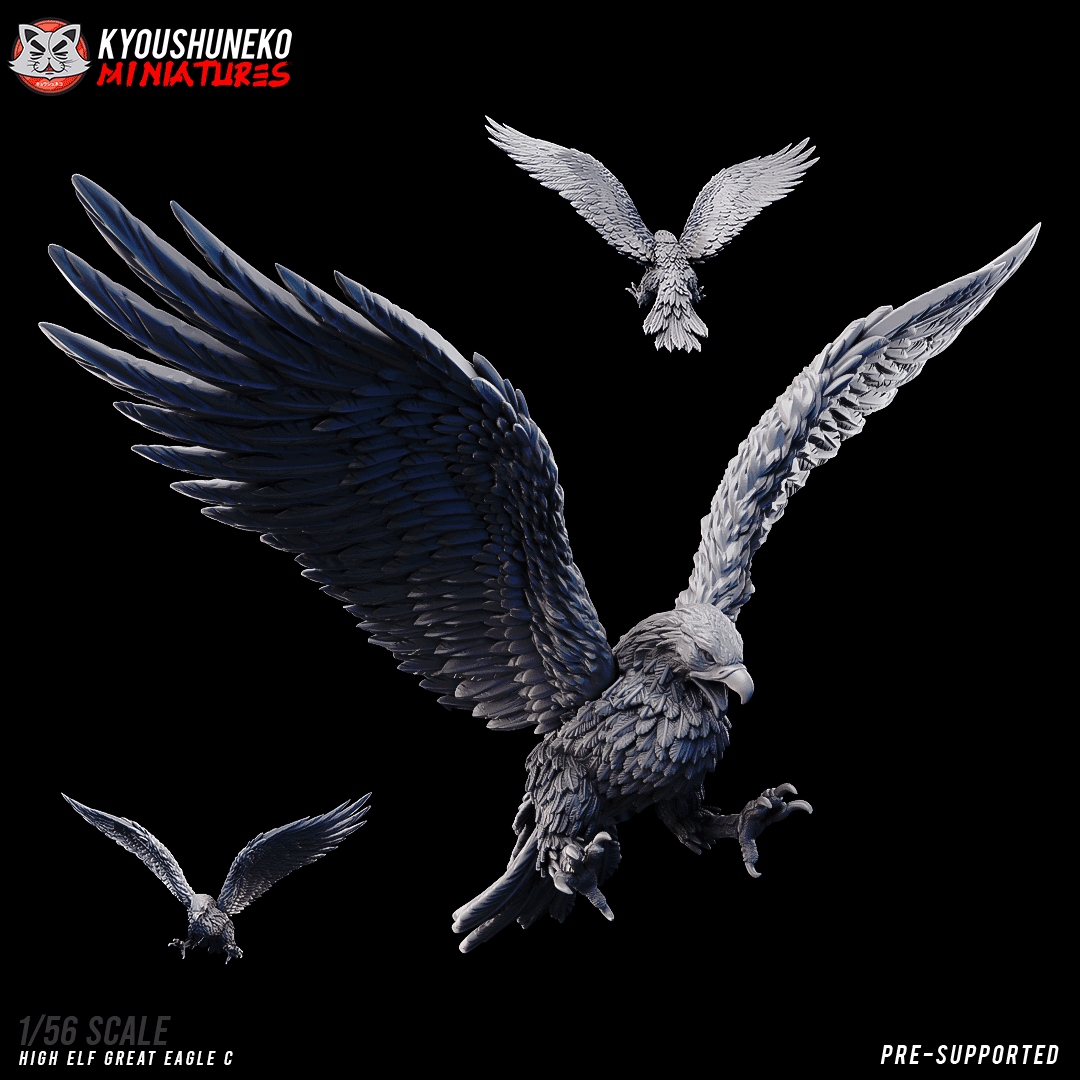 High Elves Great Eagle #3 - Kyoushenko Miniatures