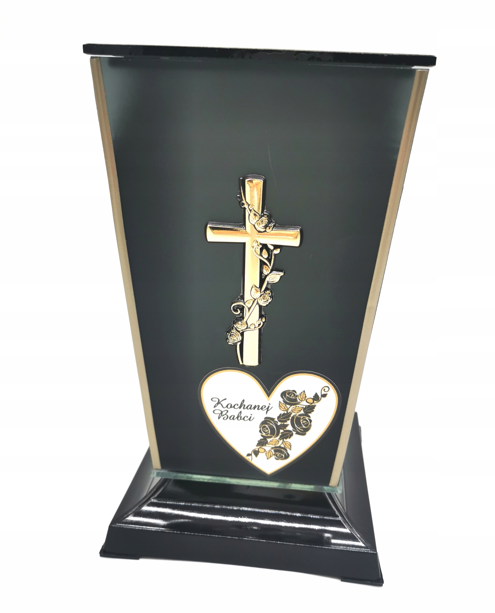 ZNICZ DLA MAMY KAPLICZKA LUSTRZANA DLA MAMY ZŁOTA Marka Luks