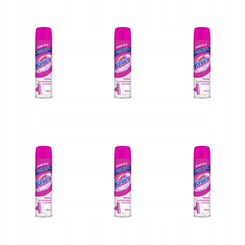 Vanish Pěna na koberce a čalounění 600 ml X6