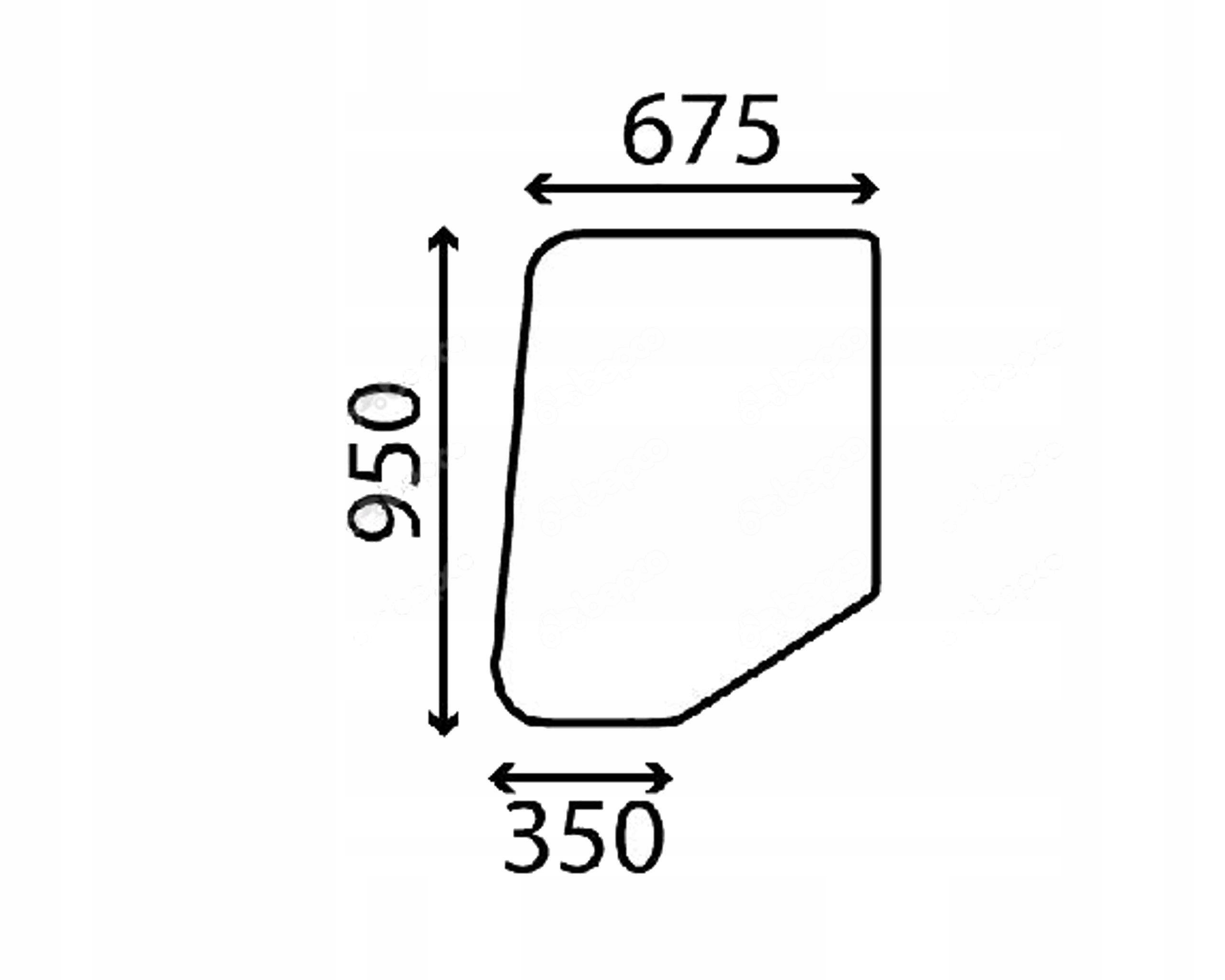 sklo Case série 46 a 55 dveří 3226352R1
